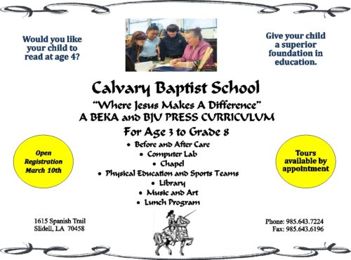 Calvary Baptist School