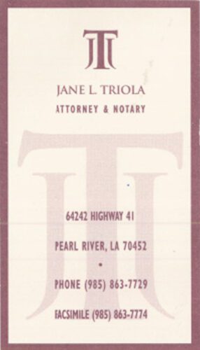 Jane L Triola