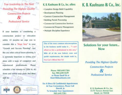 K.B. Kaufman and Co. Commercial Contractor