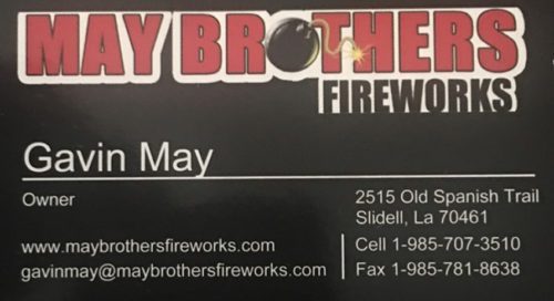 May Brothers Fireworks