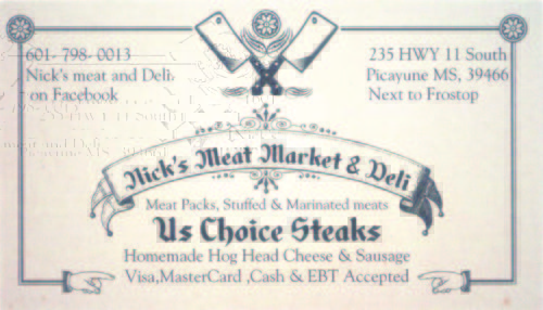 Nick's Meat Market & Deli