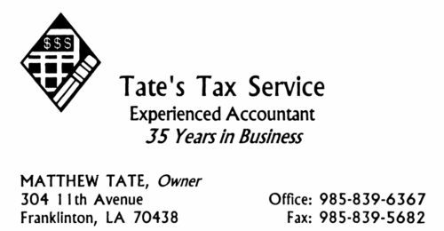 Tate's Tax Service