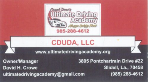 Coach Dave's Ultimate Driving Academy